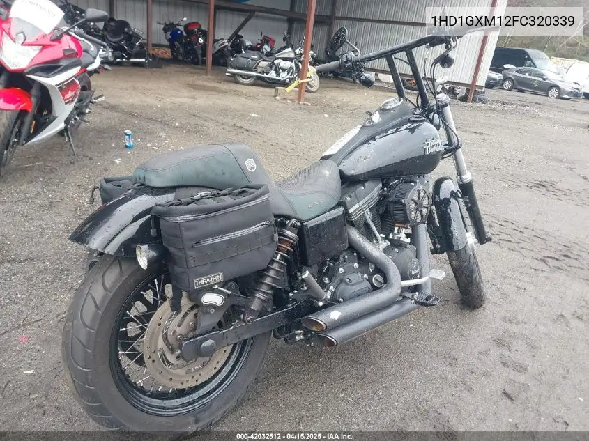 2015 Harley-Davidson Fxdb Dyna Street Bob VIN: 1HD1GXM12FC320339 Lot: 42032512