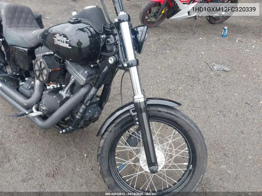 2015 Harley-Davidson Fxdb Dyna Street Bob VIN: 1HD1GXM12FC320339 Lot: 42032512