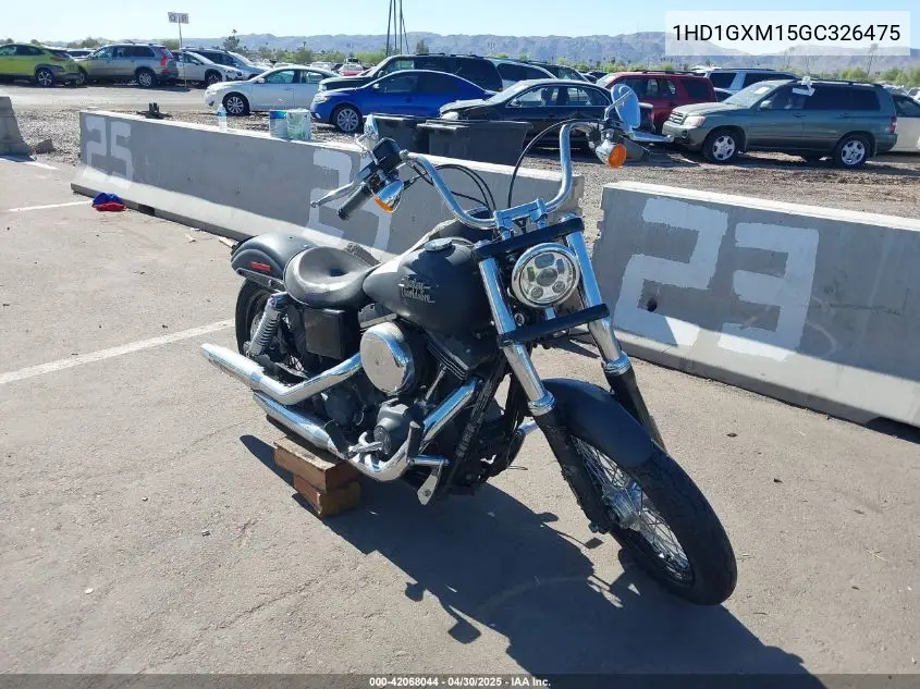 2016 Harley-Davidson Fxdb Dyna Street Bob VIN: 1HD1GXM15GC326475 Lot: 42068044