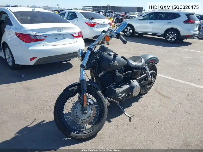 2016 Harley-Davidson Fxdb Dyna Street Bob VIN: 1HD1GXM15GC326475 Lot: 42068044