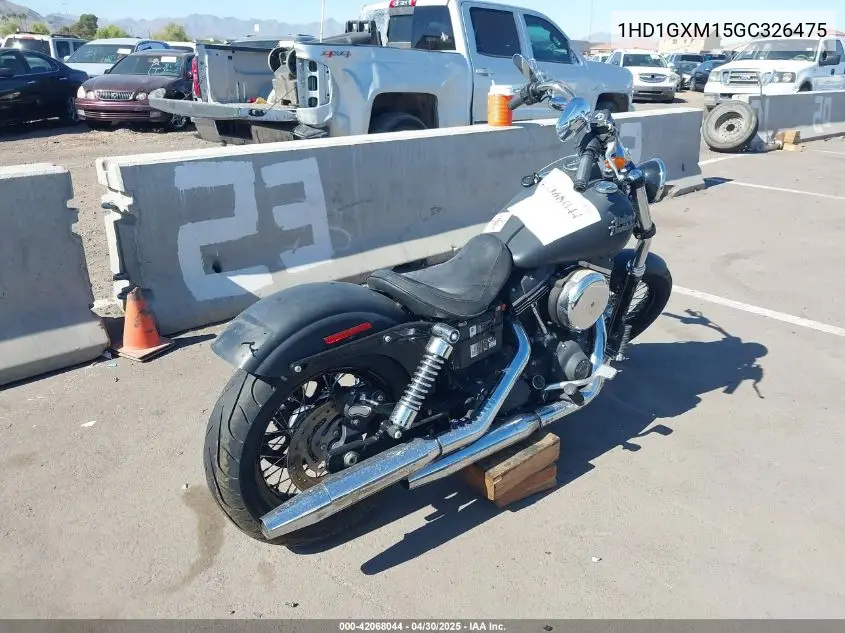2016 Harley-Davidson Fxdb Dyna Street Bob VIN: 1HD1GXM15GC326475 Lot: 42068044