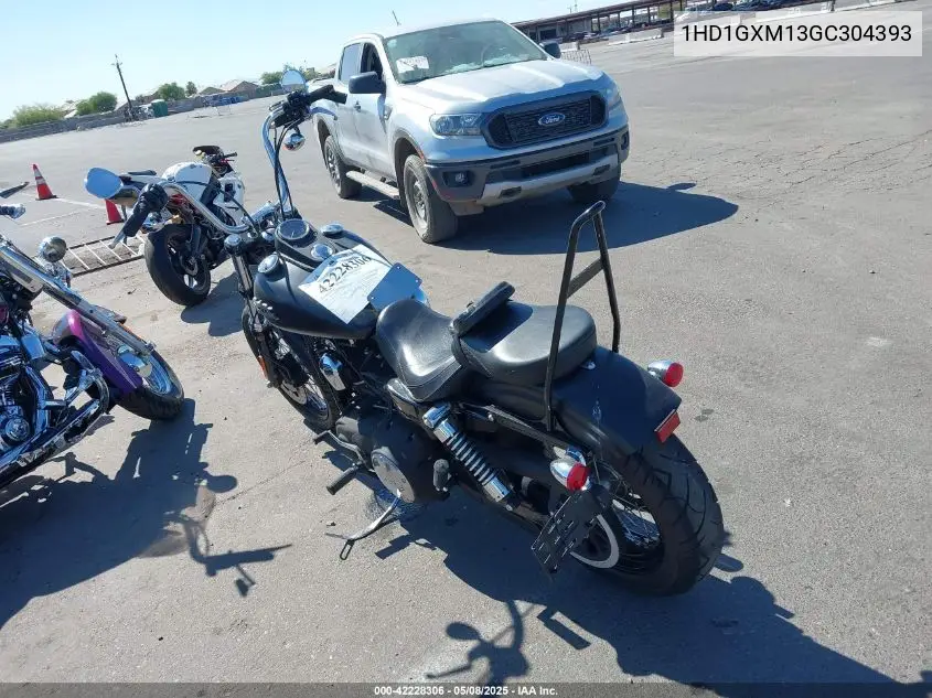 2016 Harley-Davidson Fxdb Dyna Street Bob VIN: 1HD1GXM13GC304393 Lot: 42228306