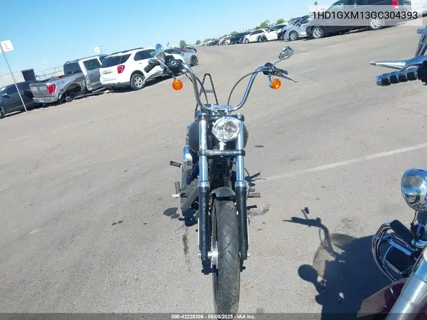 2016 Harley-Davidson Fxdb Dyna Street Bob VIN: 1HD1GXM13GC304393 Lot: 42228306