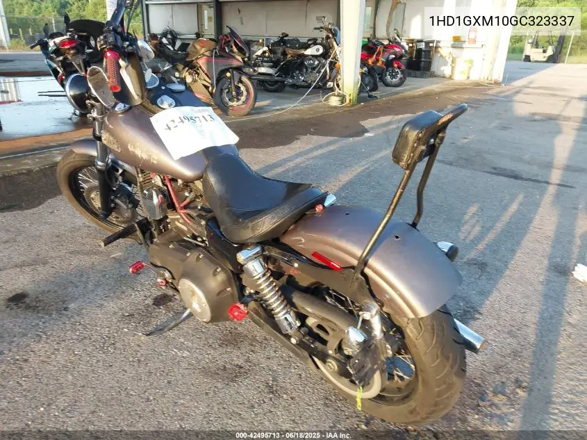 2016 Harley-Davidson Fxdb Dyna Street Bob VIN: 1HD1GXM10GC323337 Lot: 42495713