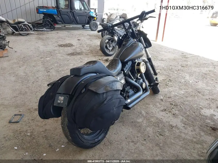 2017 Harley-Davidson Fxdb Dyna Street Bob VIN: 1HD1GXM30HC316679 Lot: 41993772