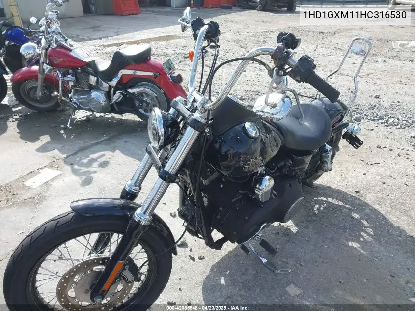2017 Harley-Davidson Fxdb Dyna Street Bob VIN: 1HD1GXM11HC316530 Lot: 42085548