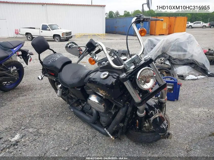 2017 Harley-Davidson Fxdb Dyna Street Bob VIN: 1HD1GXM10HC316955 Lot: 42124048