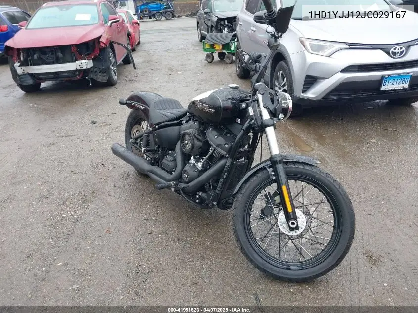2018 Harley-Davidson Fxbb Street Bob VIN: 1HD1YJJ12JC029167 Lot: 41951623