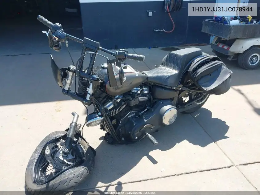 2018 Harley-Davidson Fxbb Street Bob VIN: 1HD1YJJ31JC078944 Lot: 42153672