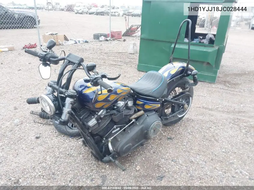 2018 Harley-Davidson Fxbb Street Bob VIN: 1HD1YJJ18JC028444 Lot: 42155842