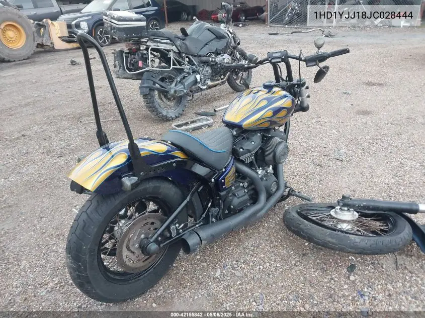 2018 Harley-Davidson Fxbb Street Bob VIN: 1HD1YJJ18JC028444 Lot: 42155842
