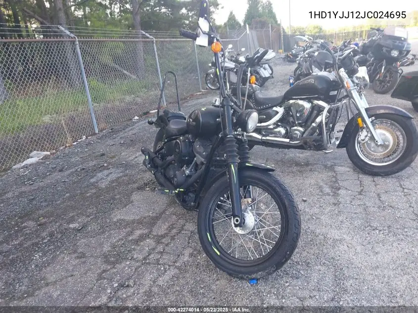 2018 Harley-Davidson Fxbb Street Bob VIN: 1HD1YJJ12JC024695 Lot: 42274014
