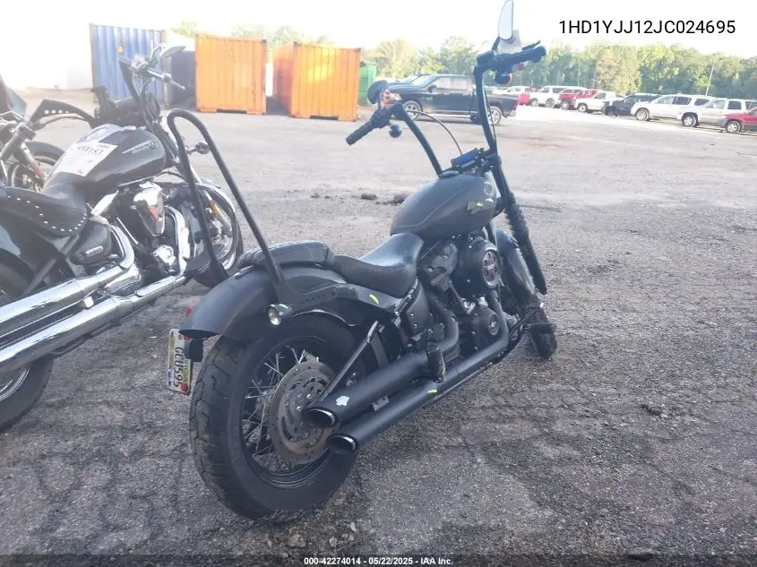 2018 Harley-Davidson Fxbb Street Bob VIN: 1HD1YJJ12JC024695 Lot: 42274014