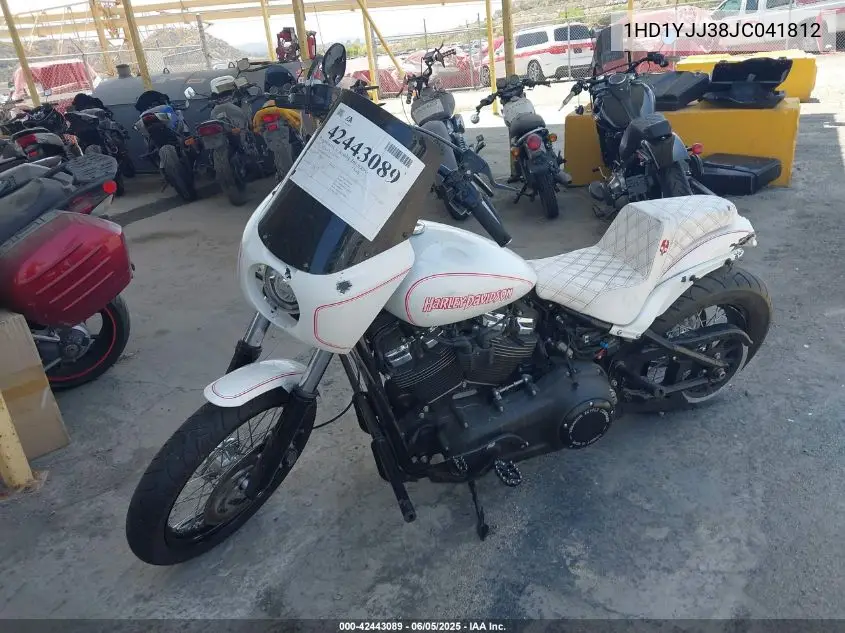 2018 Harley-Davidson Fxbb Street Bob VIN: 1HD1YJJ38JC041812 Lot: 42443089