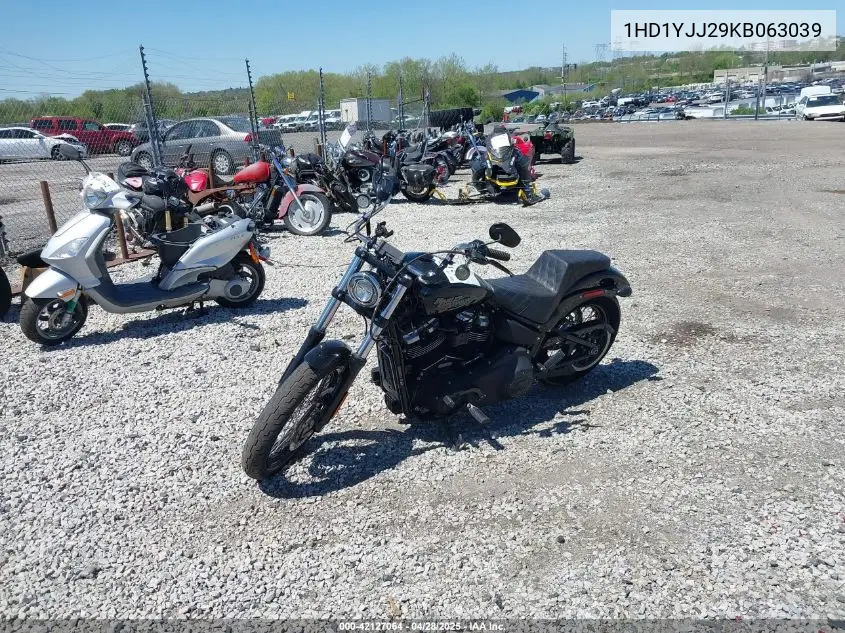 2019 Harley-Davidson Fxbb VIN: 1HD1YJJ29KB063039 Lot: 42127064