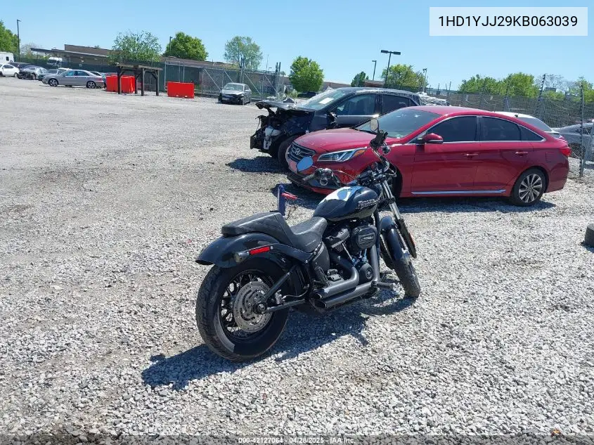 2019 Harley-Davidson Fxbb VIN: 1HD1YJJ29KB063039 Lot: 42127064