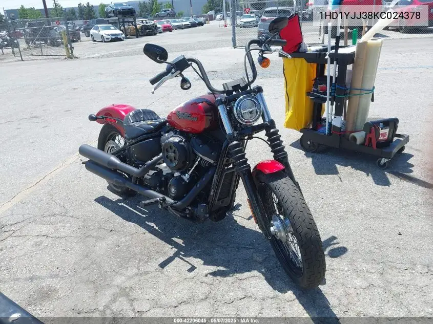 2019 Harley-Davidson Fxbb VIN: 1HD1YJJ38KC024378 Lot: 42206045