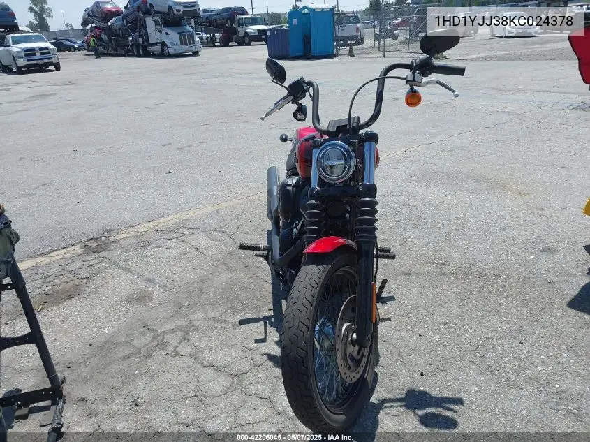2019 Harley-Davidson Fxbb VIN: 1HD1YJJ38KC024378 Lot: 42206045