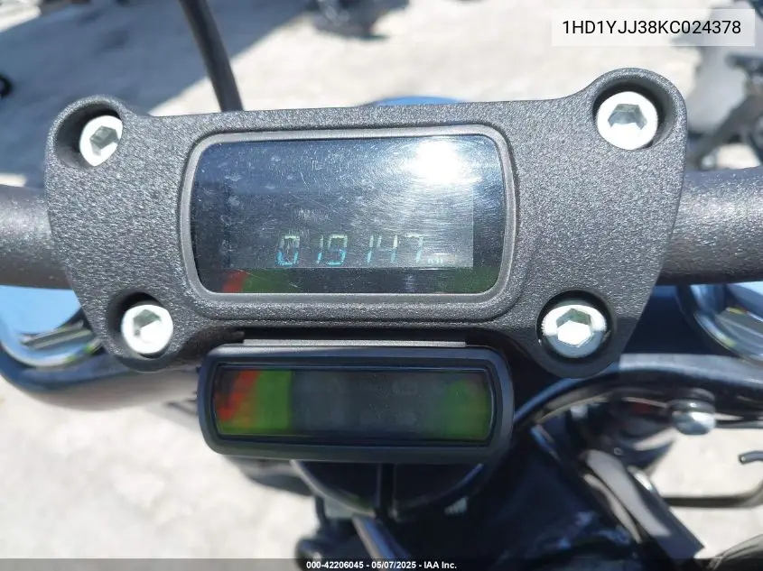2019 Harley-Davidson Fxbb VIN: 1HD1YJJ38KC024378 Lot: 42206045