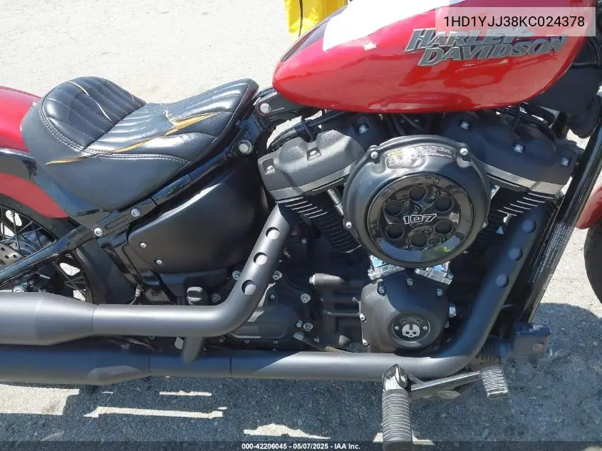 2019 Harley-Davidson Fxbb VIN: 1HD1YJJ38KC024378 Lot: 42206045