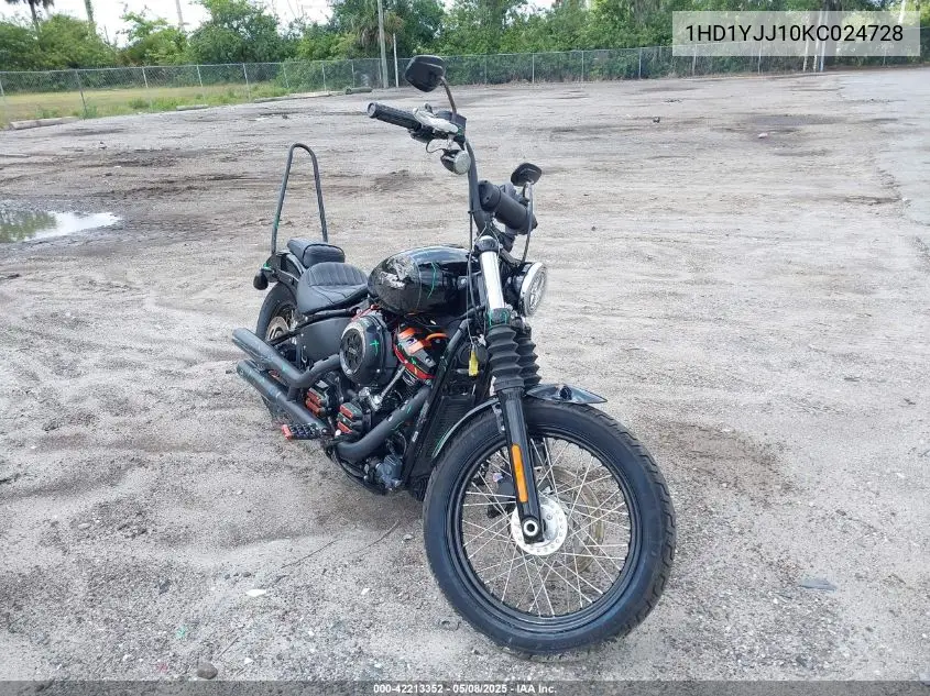 2019 Harley-Davidson Fxbb VIN: 1HD1YJJ10KC024728 Lot: 42213352