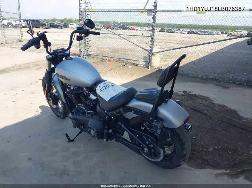 2020 Harley-Davidson Fxbb VIN: 1HD1YJJ18LB076387 Lot: 42201232