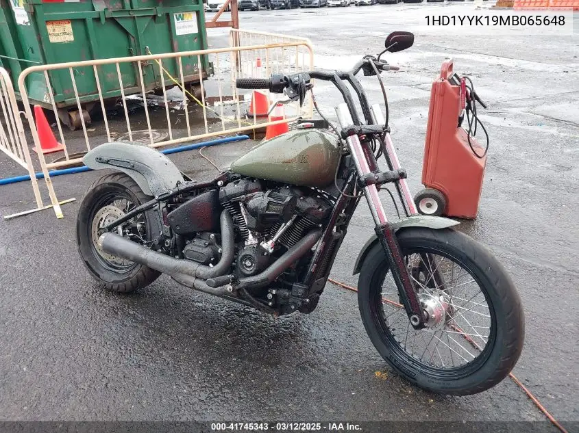 2021 Harley-Davidson Fxbbs VIN: 1HD1YYK19MB065648 Lot: 41745343