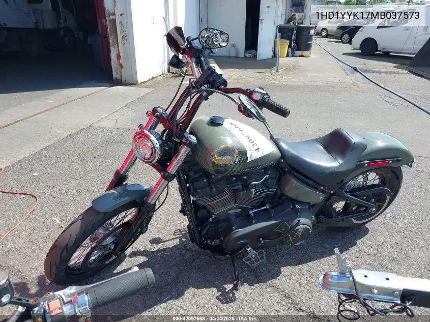 2021 Harley-Davidson Fxbbs VIN: 1HD1YYK17MB037573 Lot: 42097668