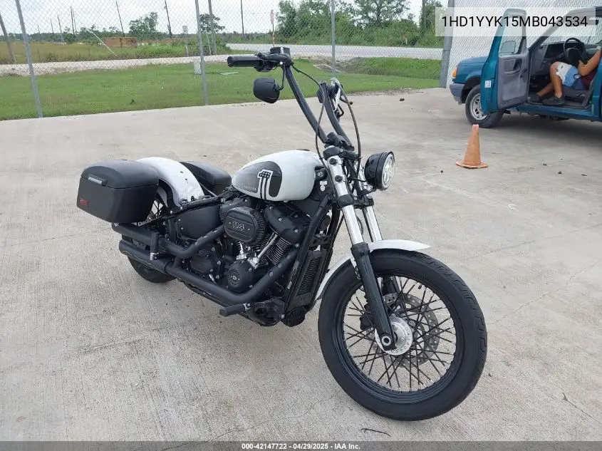 2021 Harley-Davidson Fxbbs VIN: 1HD1YYK15MB043534 Lot: 42147722
