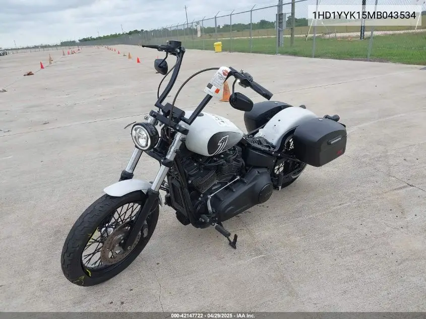 2021 Harley-Davidson Fxbbs VIN: 1HD1YYK15MB043534 Lot: 42147722