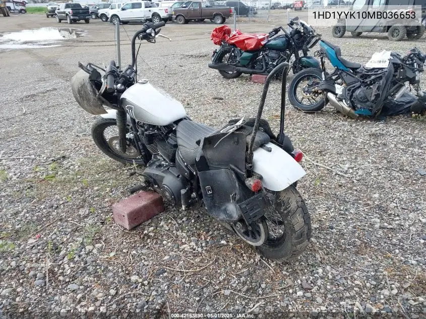 2021 Harley-Davidson Fxbbs VIN: 1HD1YYK10MB036653 Lot: 42163890
