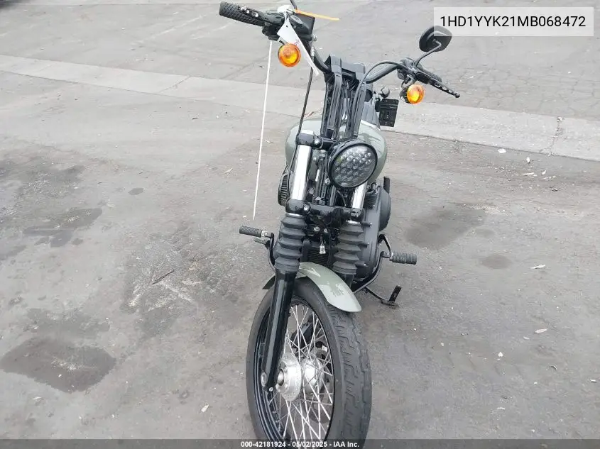 2021 Harley-Davidson Fxbbs VIN: 1HD1YYK21MB068472 Lot: 42181924