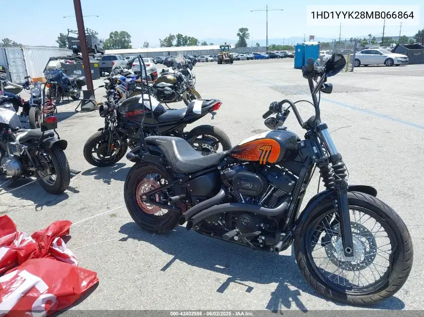 2021 Harley-Davidson Fxbbs VIN: 1HD1YYK28MB066864 Lot: 42402986