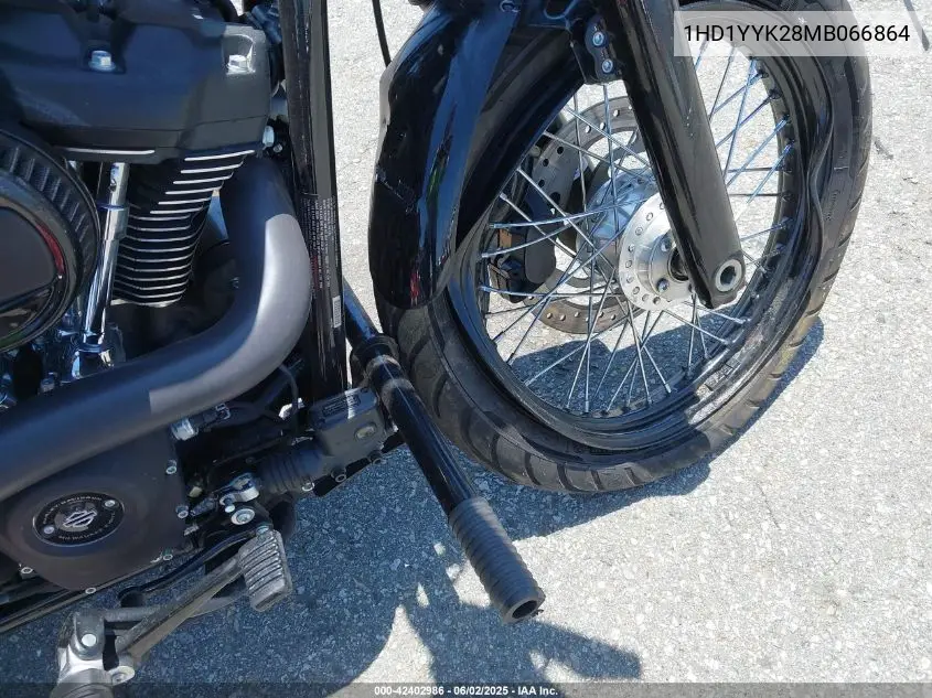 2021 Harley-Davidson Fxbbs VIN: 1HD1YYK28MB066864 Lot: 42402986