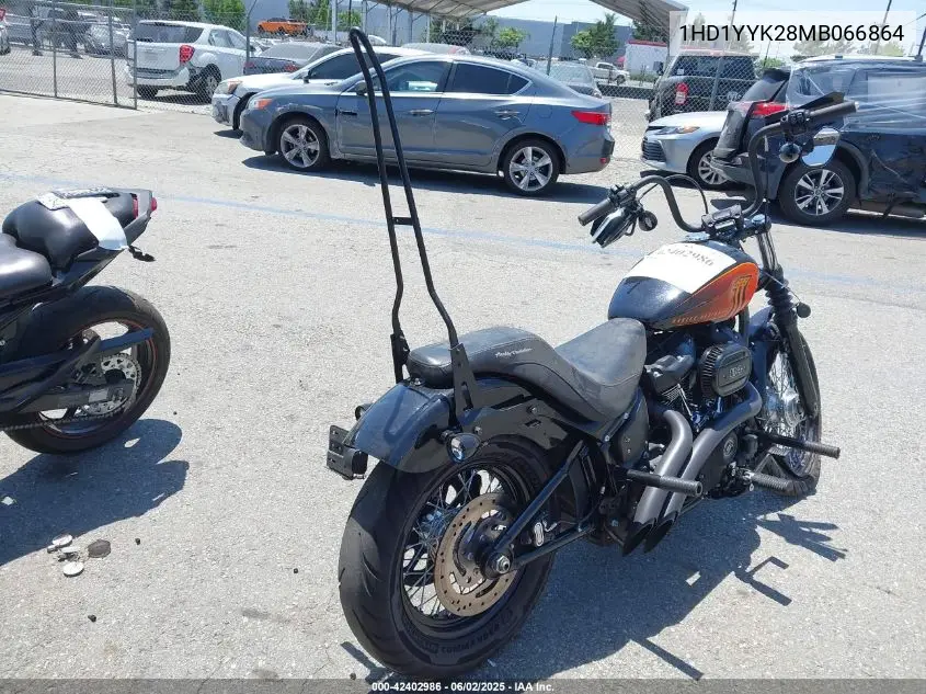 2021 Harley-Davidson Fxbbs VIN: 1HD1YYK28MB066864 Lot: 42402986