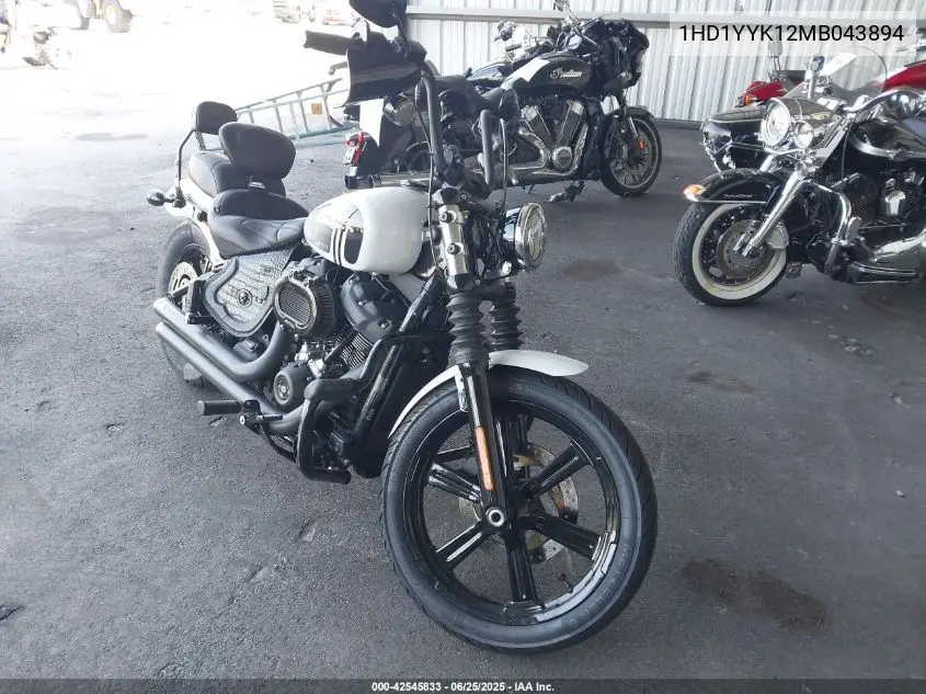 2021 Harley-Davidson Fxbbs VIN: 1HD1YYK12MB043894 Lot: 42545833