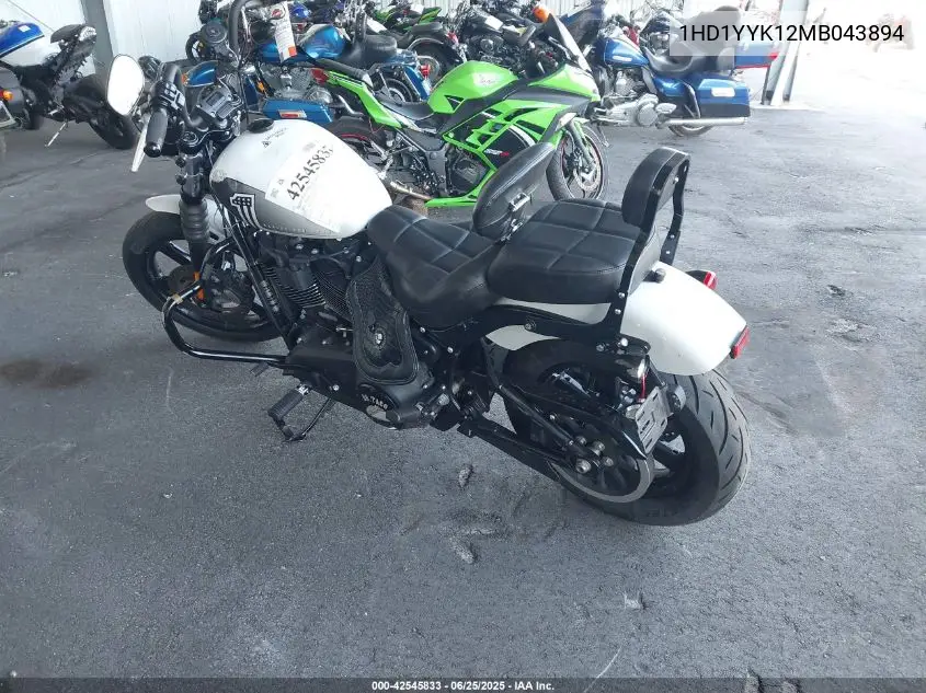 2021 Harley-Davidson Fxbbs VIN: 1HD1YYK12MB043894 Lot: 42545833
