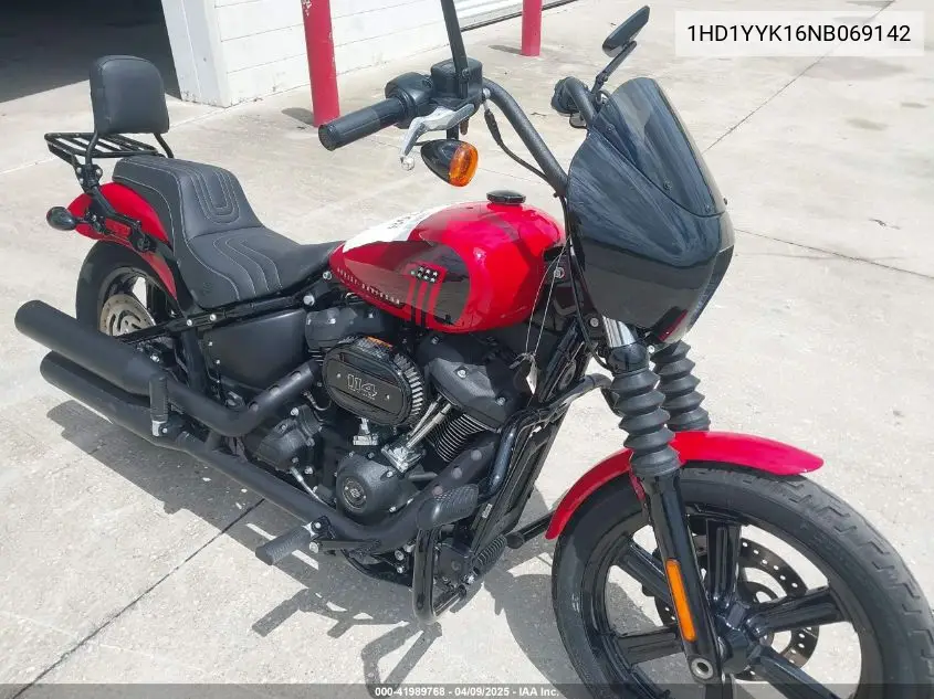 2022 Harley-Davidson Fxbbs VIN: 1HD1YYK16NB069142 Lot: 41989768