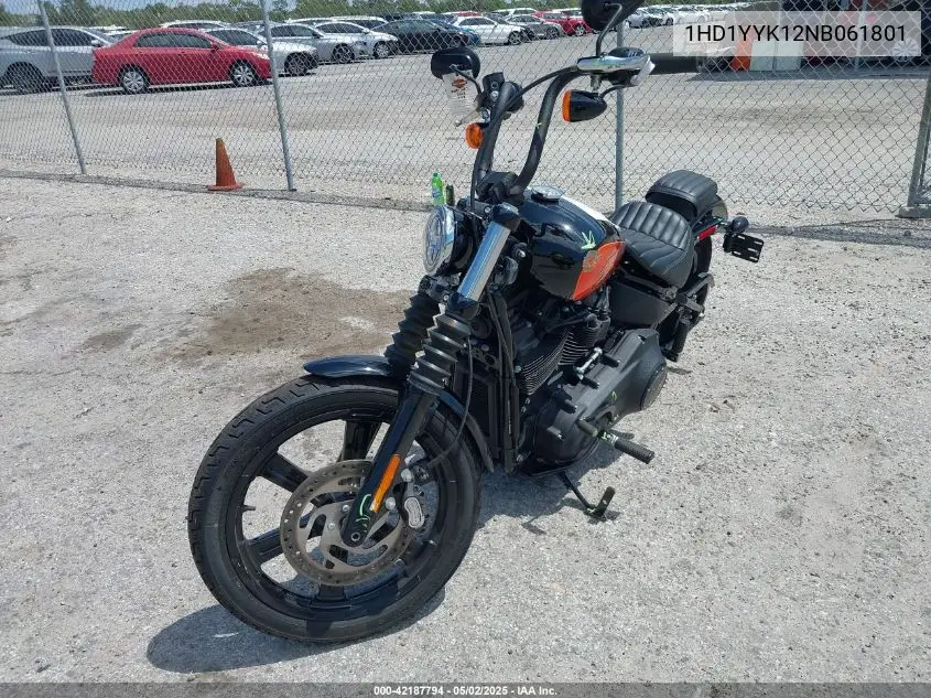 2022 Harley-Davidson Fxbbs VIN: 1HD1YYK12NB061801 Lot: 42187794