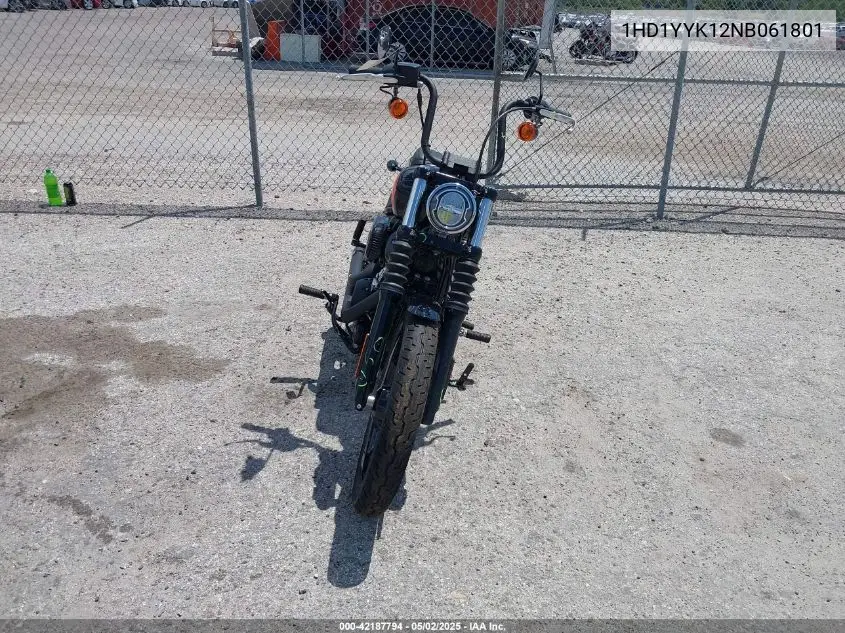 2022 Harley-Davidson Fxbbs VIN: 1HD1YYK12NB061801 Lot: 42187794