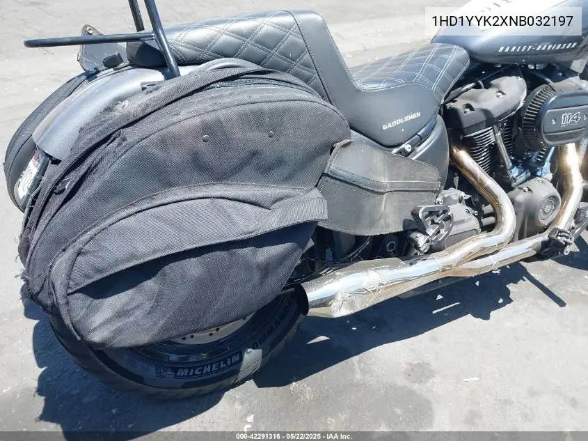 2022 Harley-Davidson Fxbbs VIN: 1HD1YYK2XNB032197 Lot: 42291316
