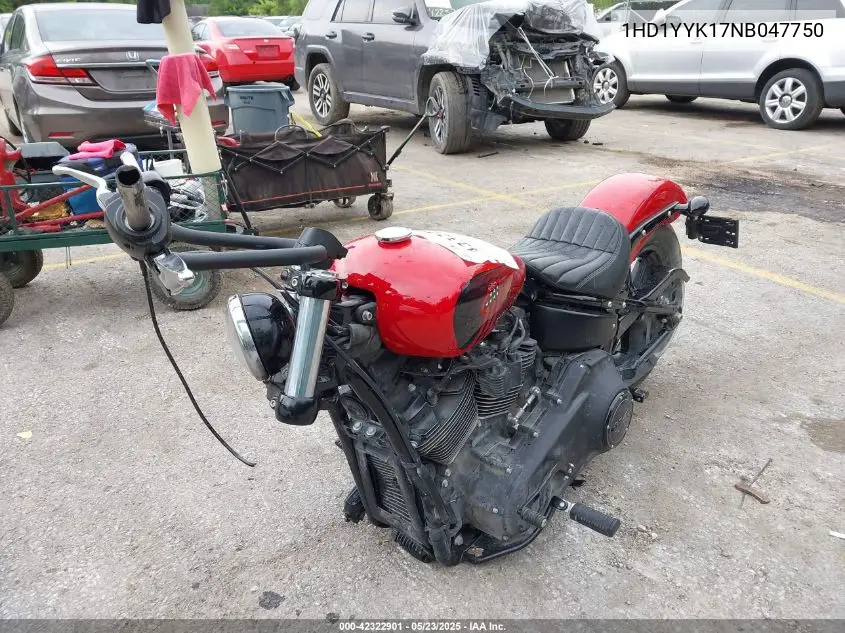 2022 Harley-Davidson Fxbbs VIN: 1HD1YYK17NB047750 Lot: 42322901