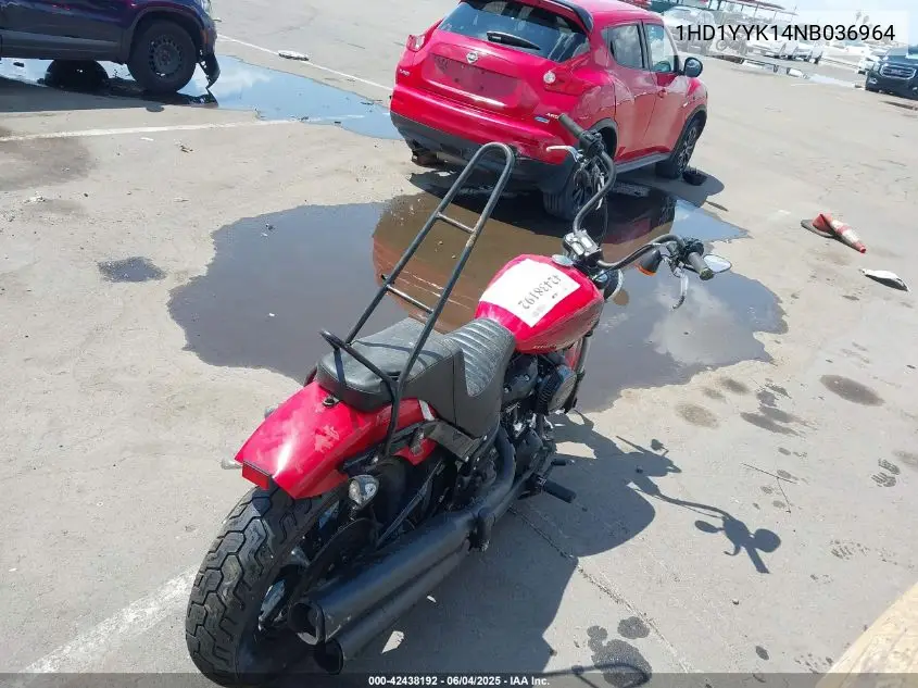 2022 Harley-Davidson Fxbbs VIN: 1HD1YYK14NB036964 Lot: 42438192