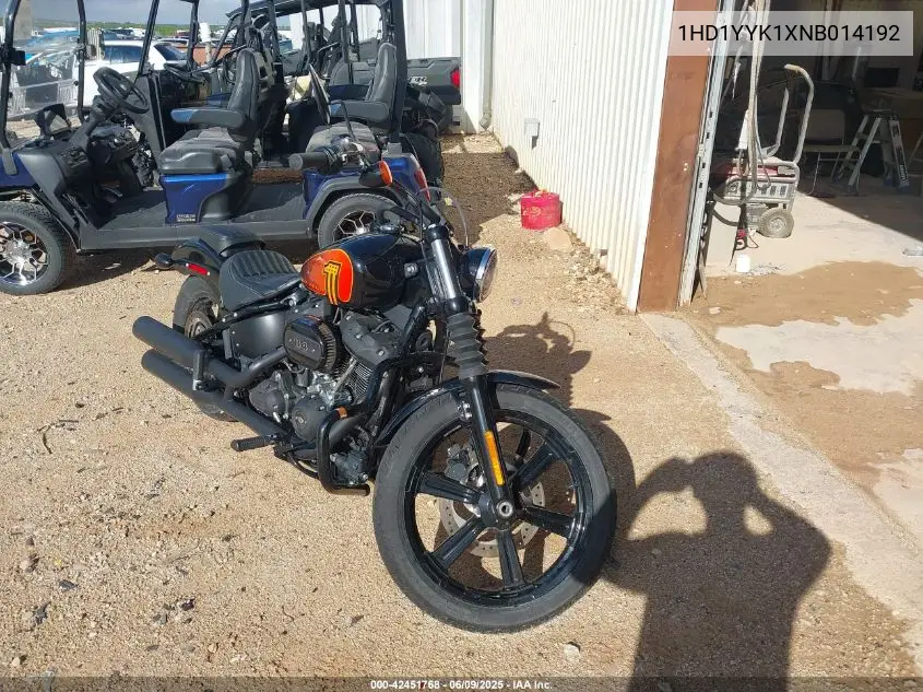 2022 Harley-Davidson Fxbbs VIN: 1HD1YYK1XNB014192 Lot: 42451768