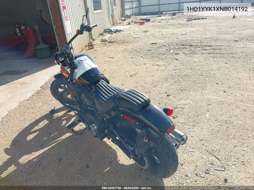2022 Harley-Davidson Fxbbs VIN: 1HD1YYK1XNB014192 Lot: 42451768