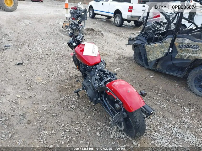 2023 Harley-Davidson Fxbbs VIN: 1HD1YYK10PB036074 Lot: 41365105