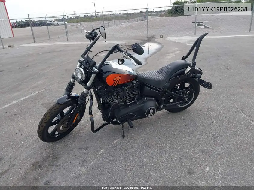 2023 Harley-Davidson Fxbbs VIN: 1HD1YYK19PB026238 Lot: 42367451