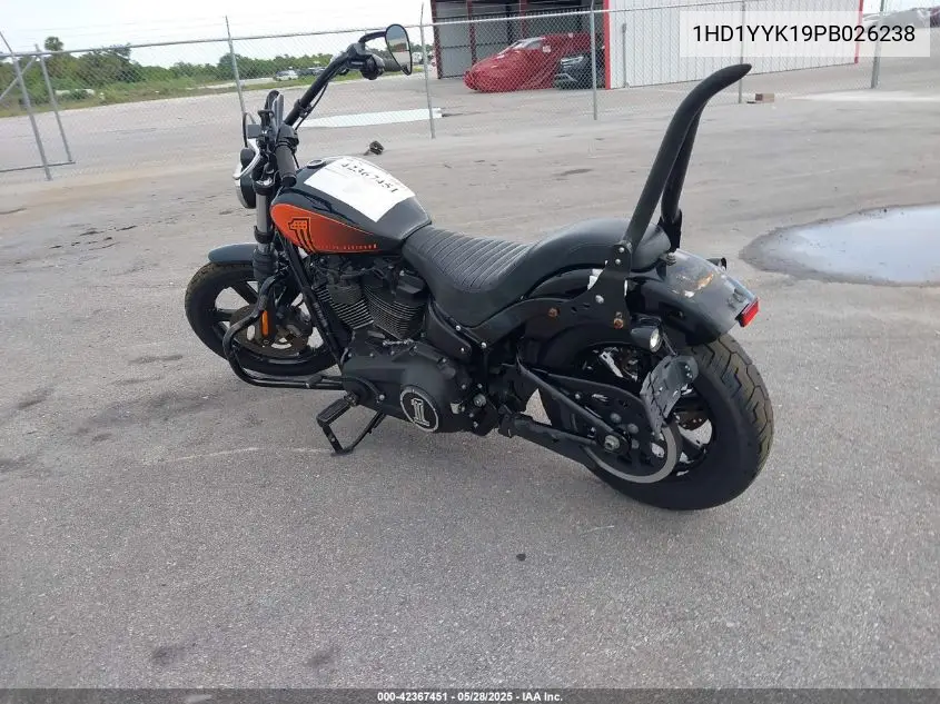 2023 Harley-Davidson Fxbbs VIN: 1HD1YYK19PB026238 Lot: 42367451