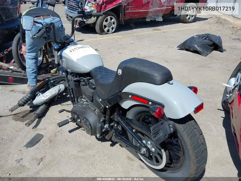 2024 Harley-Davidson Fxbbs VIN: 1HD1YYK10RB017219 Lot: 42526033