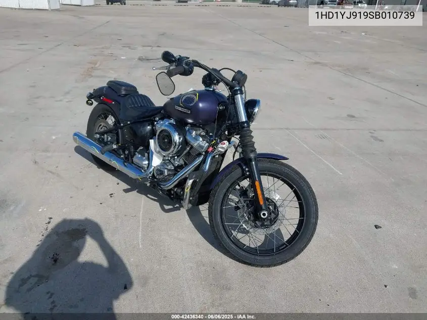 2025 Harley-Davidson Fxbb VIN: 1HD1YJ919SB010739 Lot: 42436340